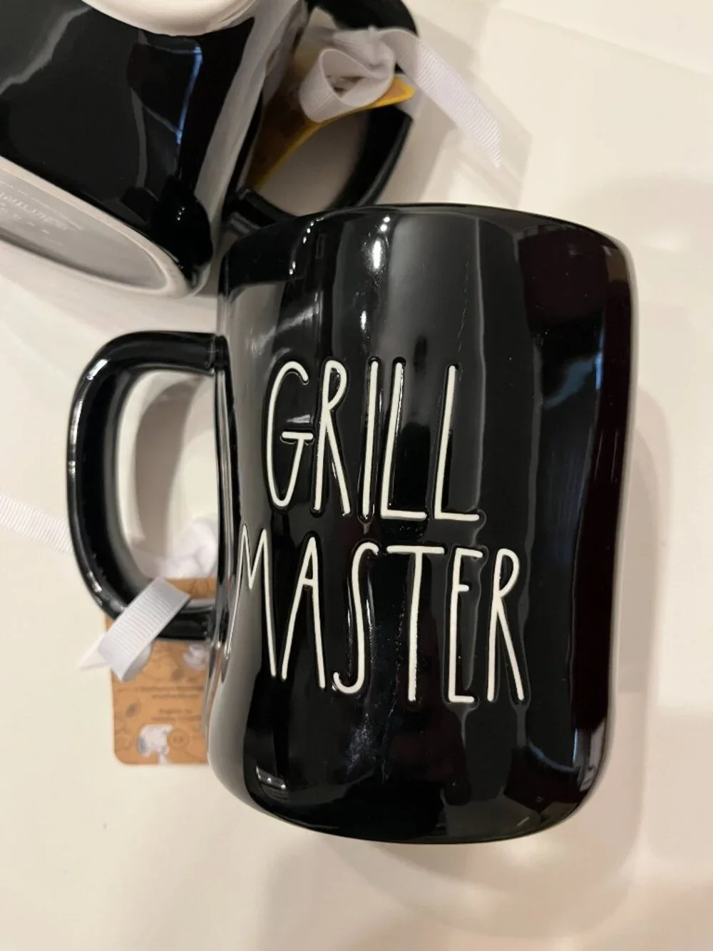 Snoopy Peanuts Rae Dunn Grill Master Mugs (Set  of two) NWT